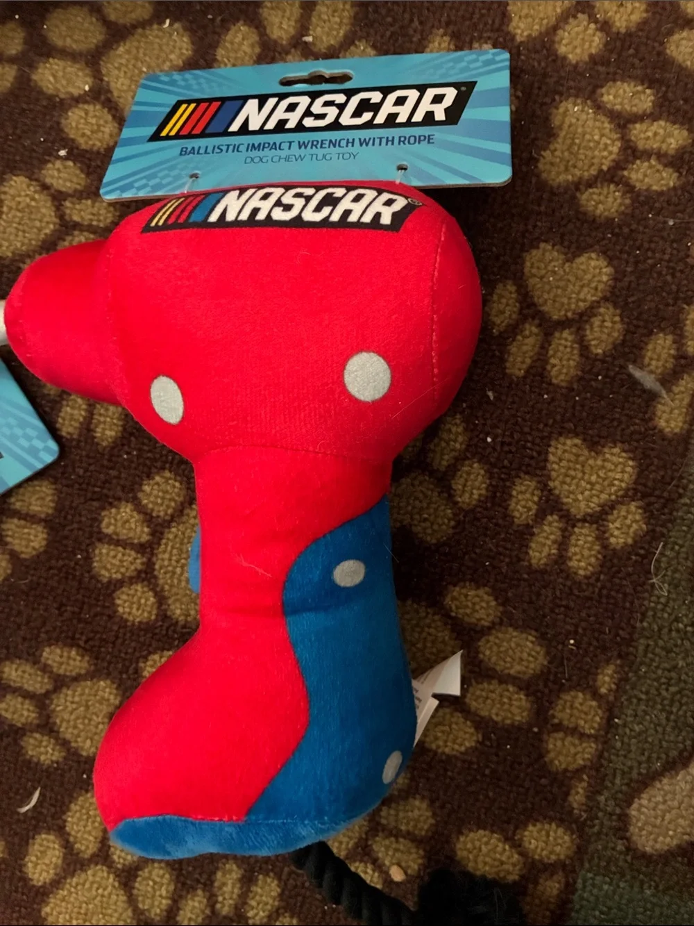 Nascar Plush Racing Toy Set in Red, Blue, Orange, Black, White